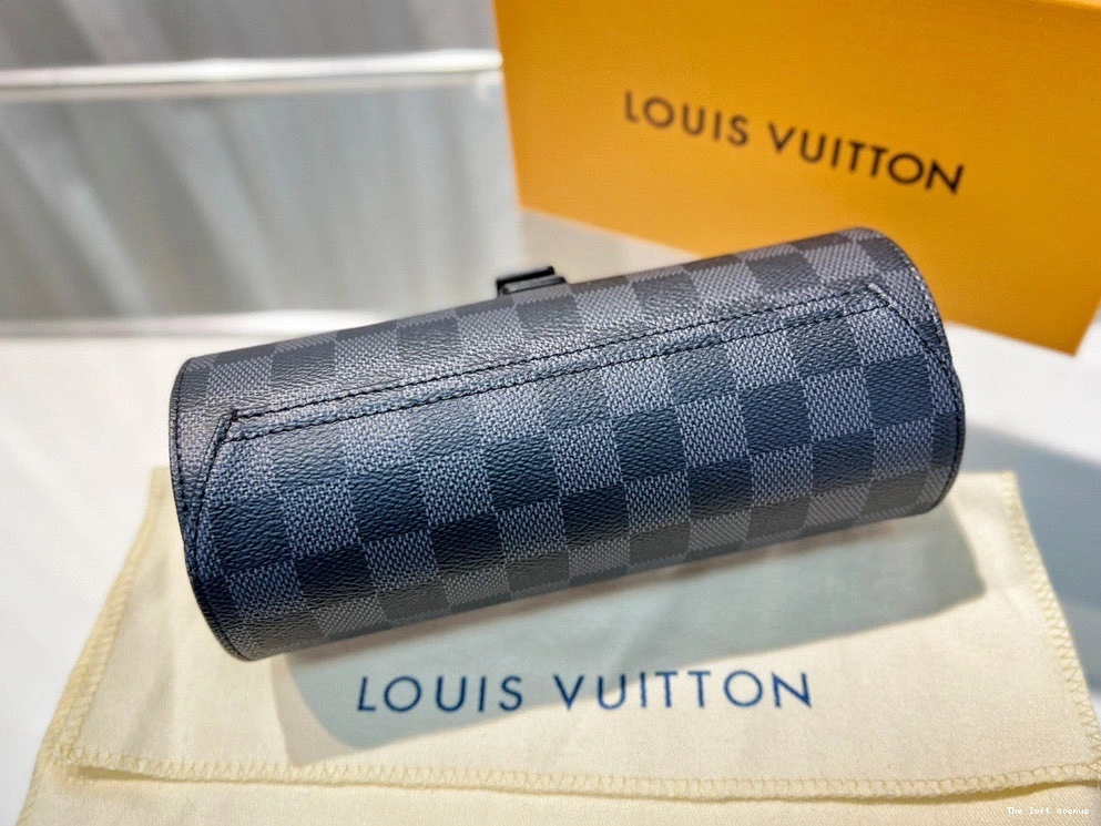 CUSTOM LV CHECKERED CASE WATCH 0822
